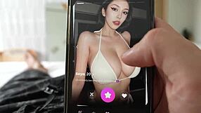 What if your girlfriend caught a guy jerking off his huge cock, then gave pov blowjob in doggy and missionary?