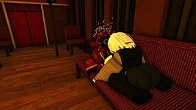 Roblox x limbus company faust helps dante with rough fuck