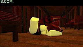 Roblox x limbus company faust helps dante with rough fuck