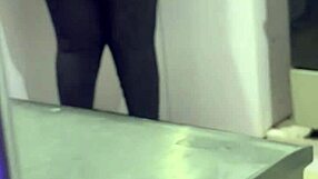 hidden camera catches housekeeper's bbw fat ass