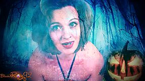 oh baby, your ghostly ghoulfriend's gonna make you jerk that cock with my dirty talk