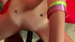 Corset off, heels on! She bends for deep dicking!