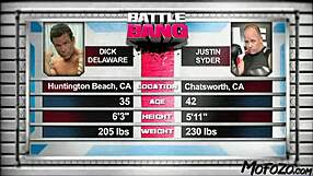 I gave the brunette model a facial after the fight