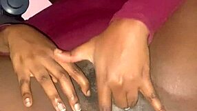 Horny Brunette Girl Masturbates to Orgasm in Wet Pussy