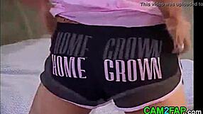 cute teen girlfriend teases with small tits before getting facial in porn