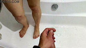 i found this pretty girl showering... she soaked her dress n panties so i shoved my cock right in her wet beaver 4k!!