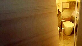 i spy on my teen 18+ stepsister in the shower shaving her hairy pussy and get caught jerking off - eva myst