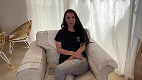 stepmom's leather boots glazed with hot cum load