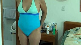 I come back from the beach and spend time with my stepson.