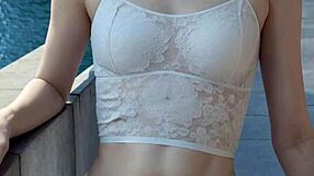 Modeling In Lingerie At The Sydney Opera House