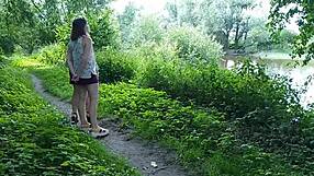 Two ladies take a break by the road for a natural moment.