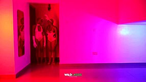 craving creamy halloween? wildlagos oiled ebony takes monster cock rough