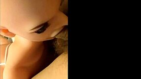 i love how this sex doll gives an amazing blowjob, sucking my cock passionately until i cum hard