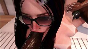 White Girl Gets Hard Fucked By Black Man In Anal Assfucking