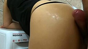 Unfaithful Wife Screams On Washing Machine As Neighbor Fucks Her Hard For Revenge!