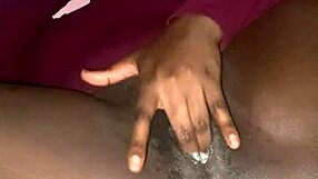 Horny Brunette Girl Masturbates to Orgasm in Wet Pussy