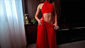 Stepmother Rides Hard In Wet Dress!