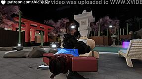 Two Pretty Girls Try My Dick In Roblox Condo Game Fucking