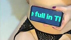 Visiting Young Student Alone, Admiring Her Big Natural Tits.