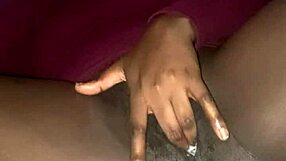 Horny Brunette Girl Masturbates to Orgasm in Wet Pussy