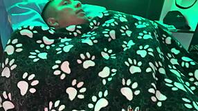 stepbro lets me jerk him off but i really wanna lick and fuck his swollen pussy