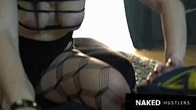 Slim Thick Baddie Brunette Kacey Quinn Plays With Massive Black Dick