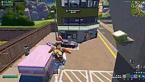 bisexual transgender bends over doggystyle while playing fortnite intriguing twist