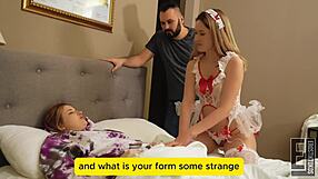 Cheating Blonde Goddess Cuckolds Old Hubby with Massive Cock and Explosive Orgasm