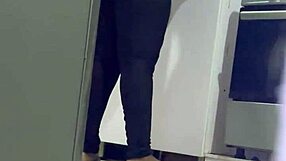 hidden camera catches housekeeper's bbw fat ass