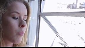 young 18+ virgin stepsister sneaks into stepbro's room for taboo fuck before class starts