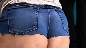 Latina MILF teases construction worker with real blowjob