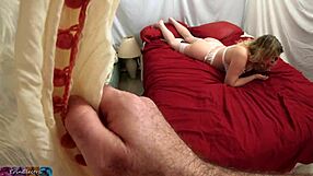 Voyeur Catches Stepmom Milf Giving Hot Phone Sex With Cum In Mouth Taboo