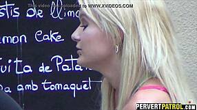 Couple's intense window fuck spied