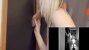 ever tried sucking a stranger's throbbing cock through a gloryhole wall?