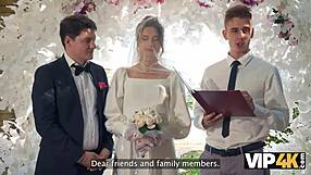 bride got hard anal creampie while guests watched her assfucked?