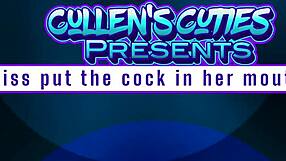 Sensual Couch Bliss Cullen Intimate Big Tits Blowjob Cum Facial Tease!