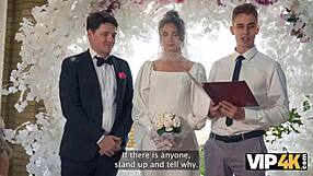 bride got hard anal creampie while guests watched her assfucked?