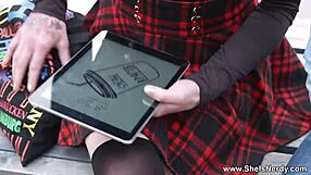 Nerdy Redhead Mary Solaris Rides Cock In Glasses Piercing Fuck