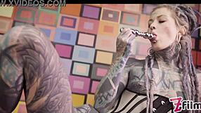 Anal queen anuskatzz crams metal toy in corset ass endures brutal big dick pounding and explosive squirt