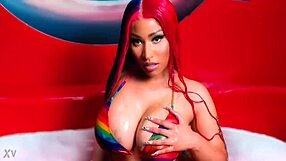 Nicki Minaj's Massive Black Tits and Horny Redhead Milf Body Exposed