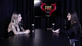 Melina Khalifa Saucy Interview Full of Slutty Action Porn Cast Brazil Part 2 Sheer Red Lingerie