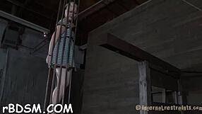 wild boundin' babe's sexy jugs thrashin'!