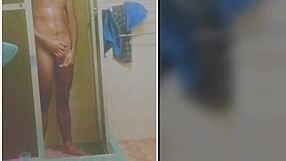 Skinny Brazilian Amateur Takes Steamy Bath and Masturbates Legs Spread Until Explosive Orgasm Cumshot!