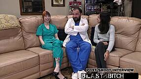 ditria rose spreads for doctor's creampie in pov hospital fuck