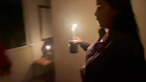 at the ecuador christmas party without lights these girls start kissing fingering and scissoring wildly