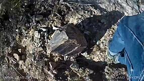 hey babe watch my wife suck huge cock outdoors then take public creampie on her ass