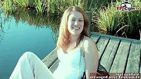 check out this cute british teen trying her first porn with those tiny tits on display