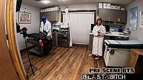 ditria rose spreads for doctor's creampie in pov hospital fuck