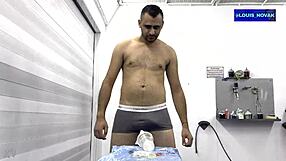Ready for an industrial fleshlight pounding by that Bulgarian stud?