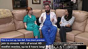 ditria rose spreads for doctor's creampie in pov hospital fuck